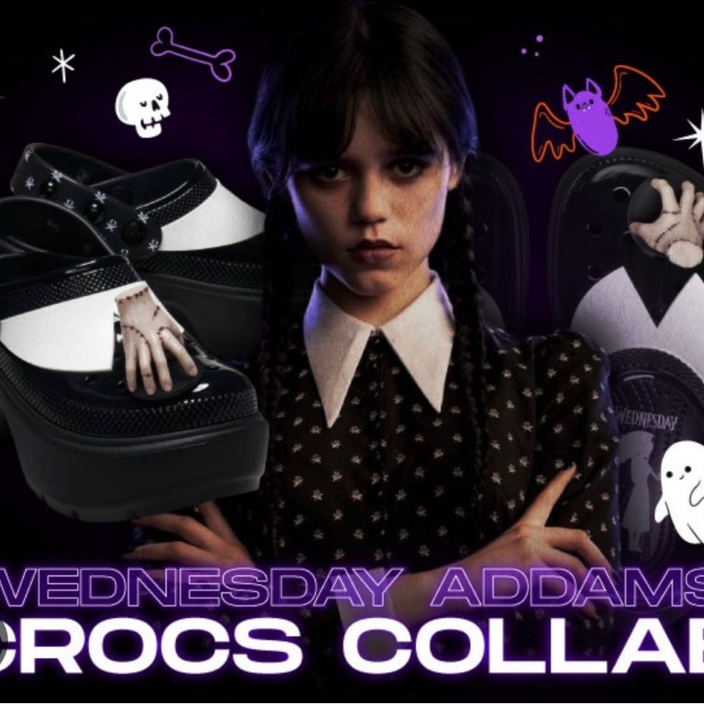 Wednesday Crocs - Picture 2 of 9